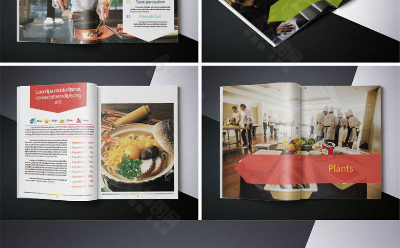 餐厅美食画册设计