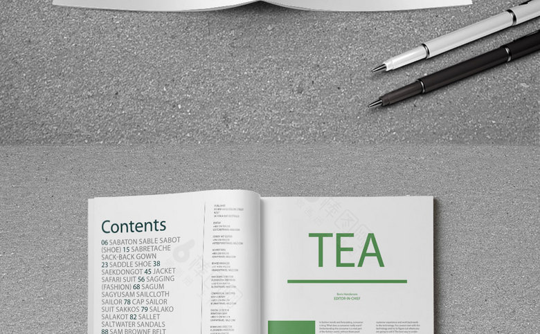 茶叶画册设计