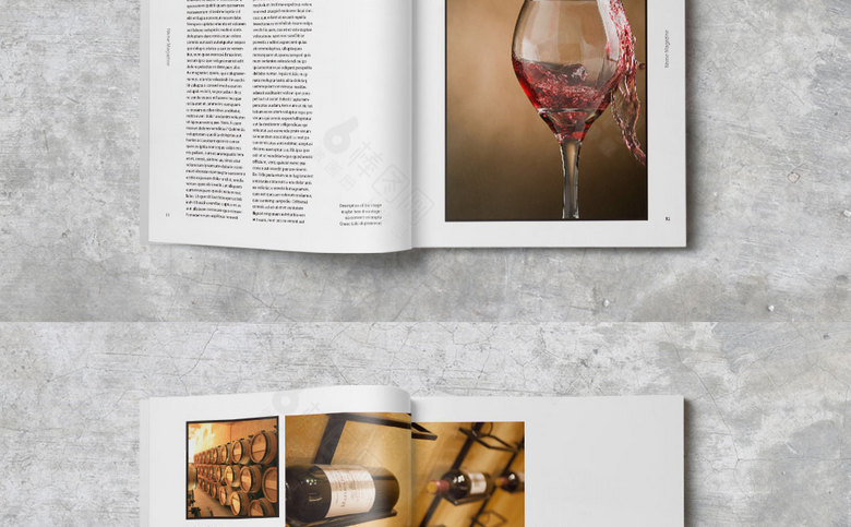 葡萄酒宣传画册