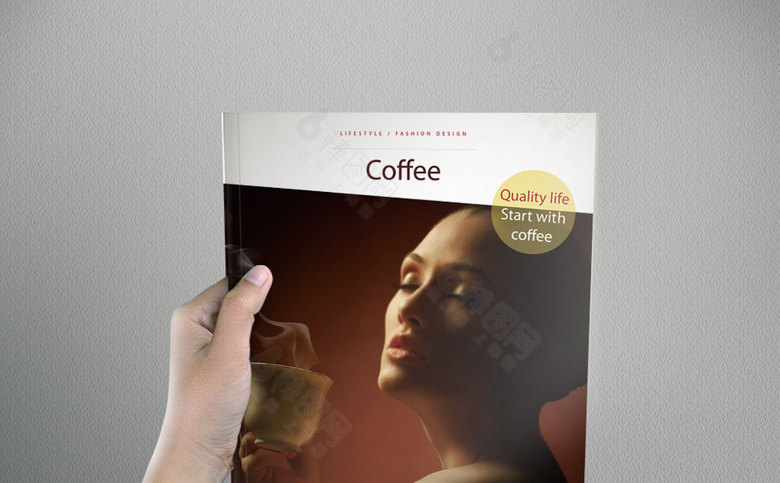 咖啡畫冊設計