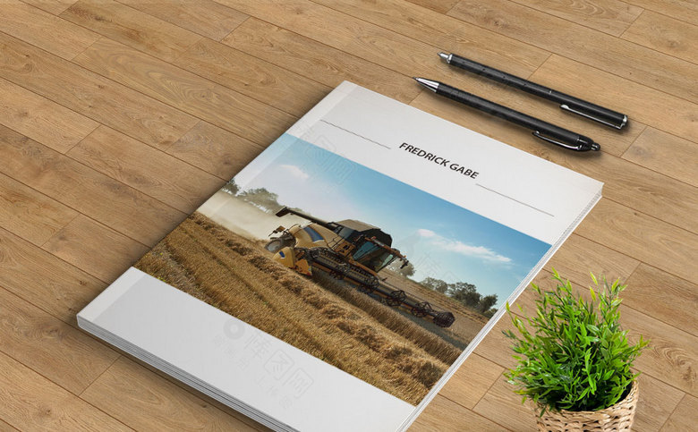 农用机械画册设计
