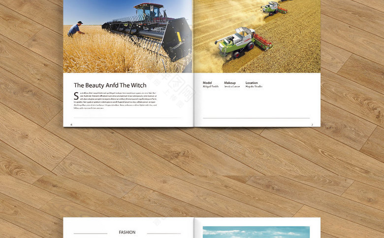 农用机械画册设计