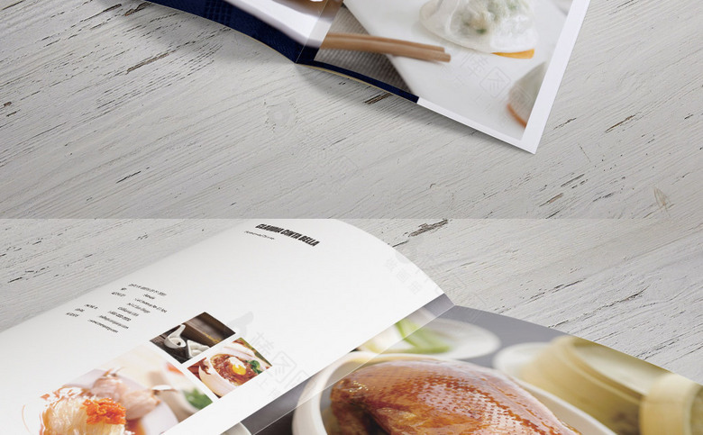 精美餐饮画册设计模板