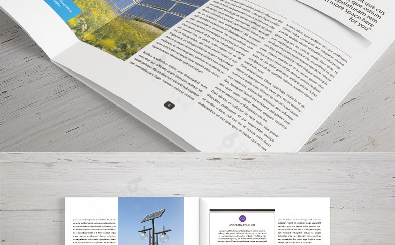 太阳能光伏能源企业画册