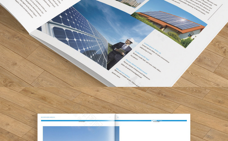 太阳能能源宣传画册