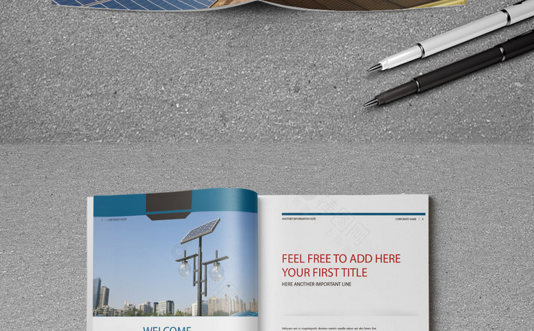 太阳能发电宣传画册
