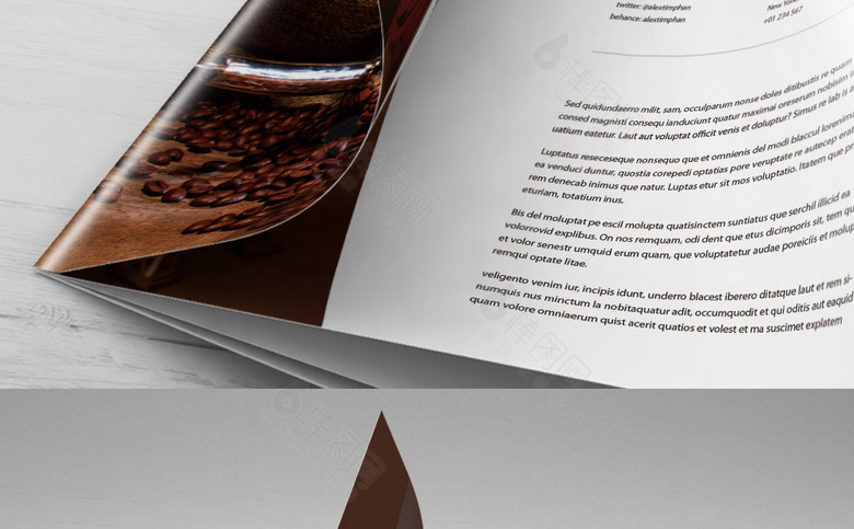 精美咖啡画册设计