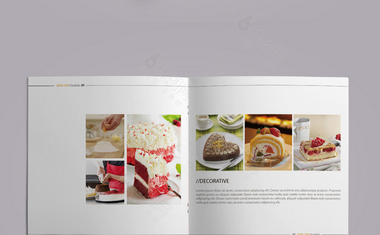 蛋糕店画册