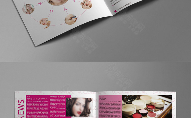 高档化妆品宣传画册设计