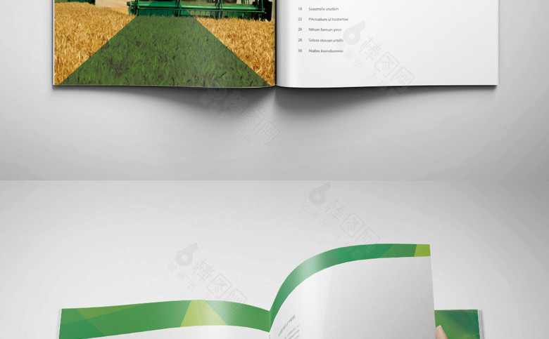 现代农业画册设计
