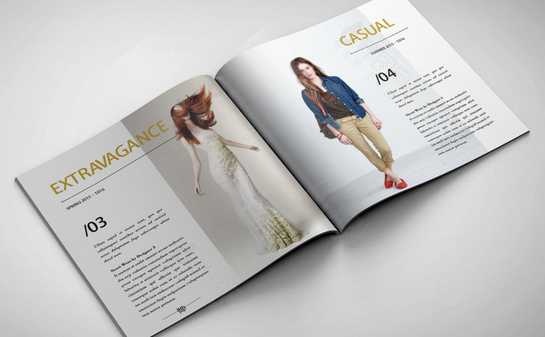 品牌女装画册设计