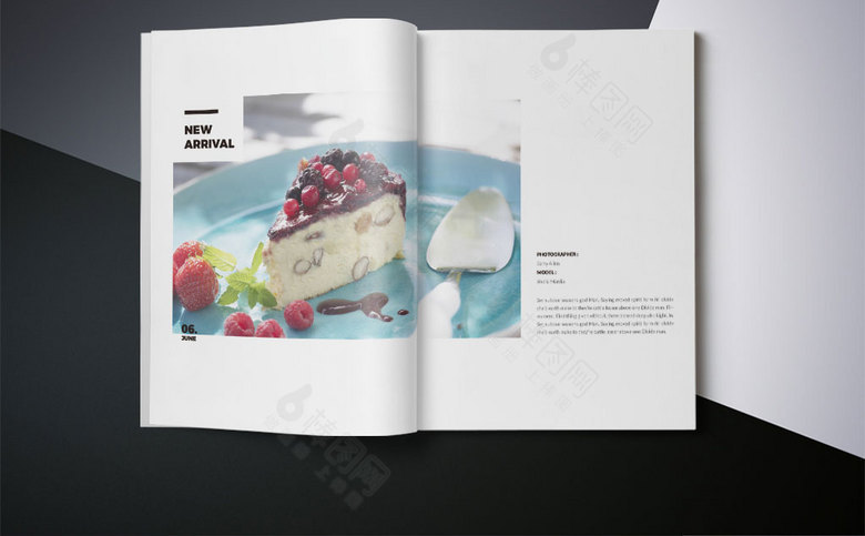 精美蛋糕店画册设计
