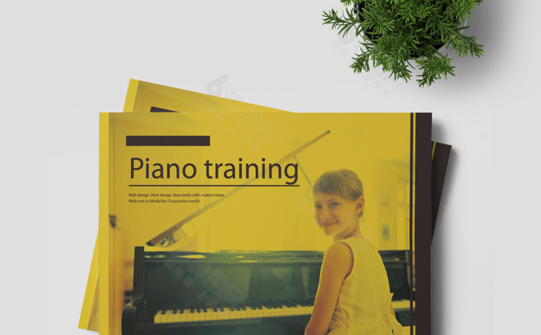 钢琴培训招生画册