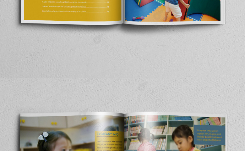 精美幼儿园画册设计模板