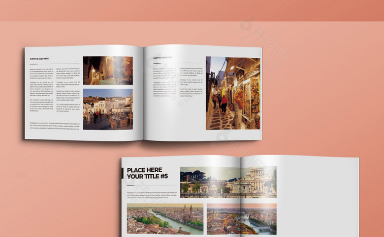 欧美旅游宣传画册