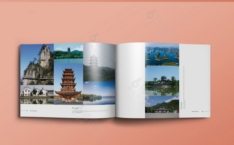 浙江杭州旅游宣传画册设计