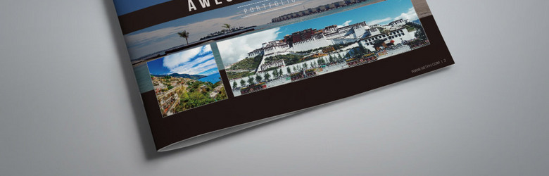 国际旅游画册设计模板