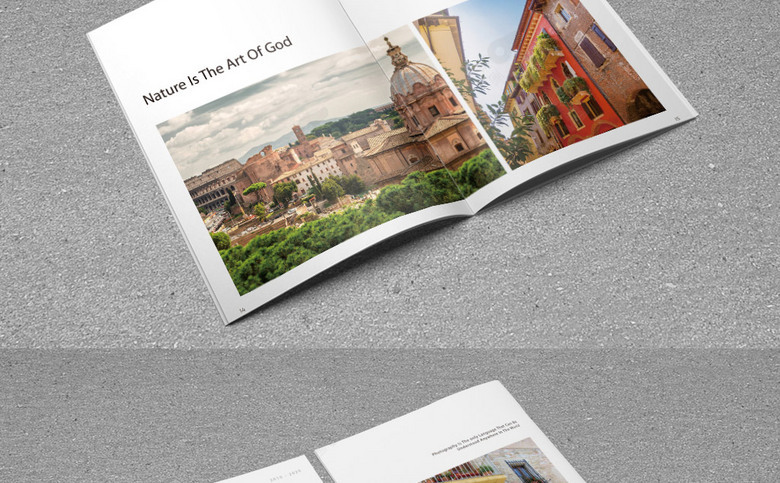 欧洲旅游画册模板