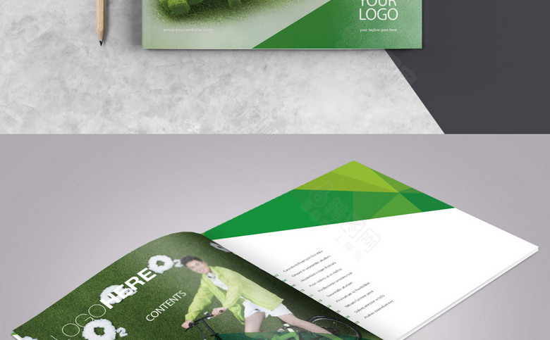 绿色环保工程画册设计