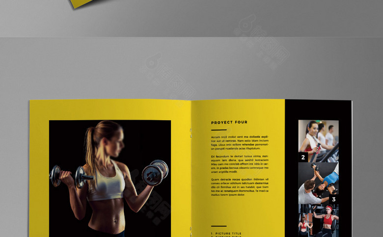 健身运动画册设计