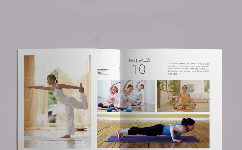 瑜伽宣传画册