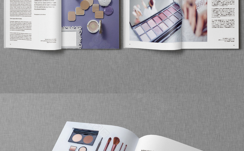 简约个性化妆品画册设计