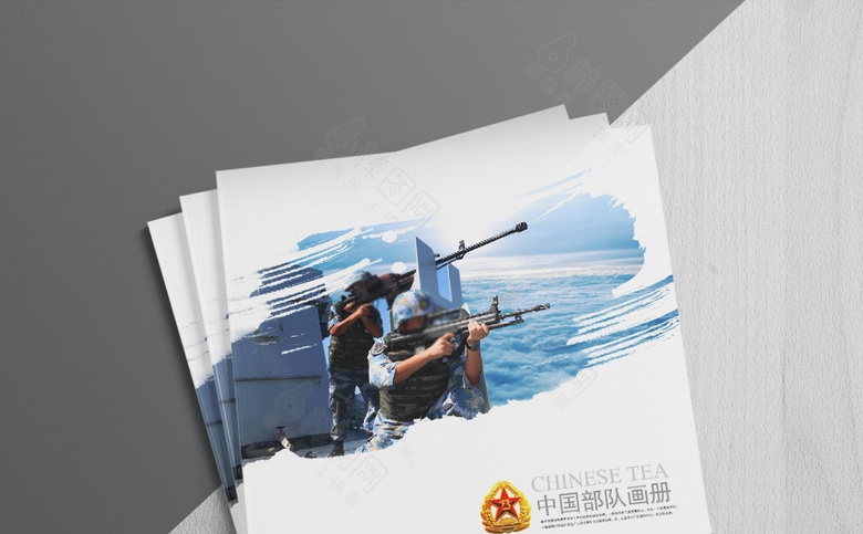 古典中国风军队部队画册