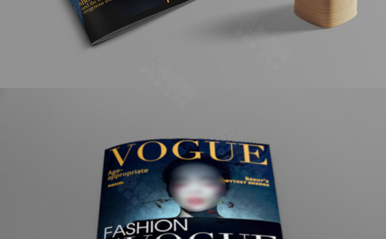 时尚个性女性杂志封面设计