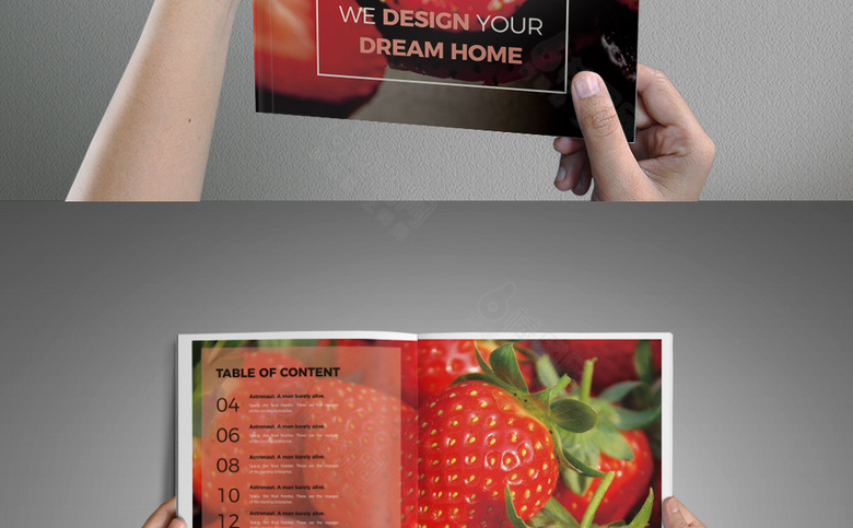 精美草莓画册