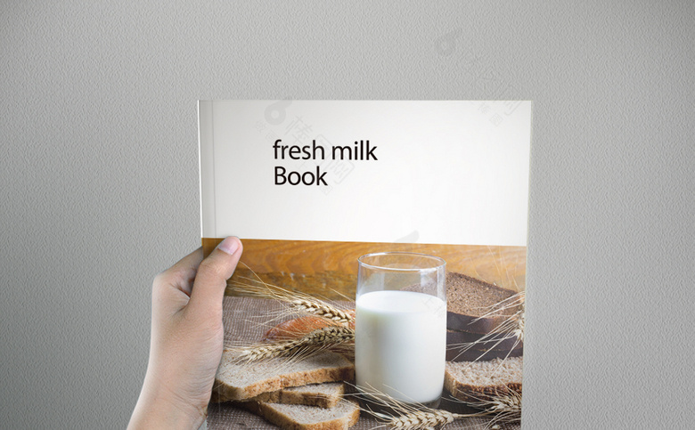 精美牛奶画册