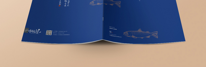 新中式鱼类画册封面设计