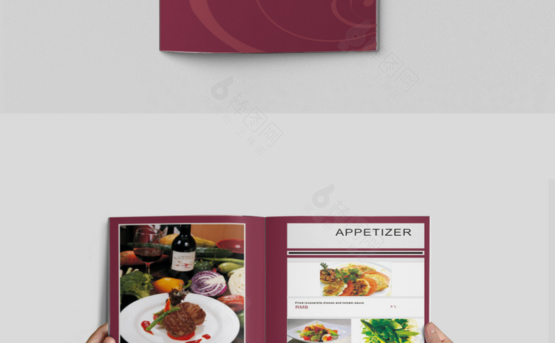 西餐厅菜单模板设计